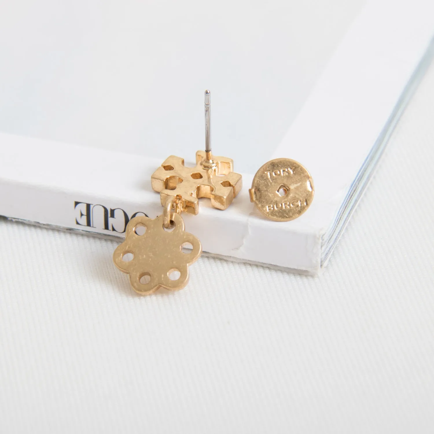 Logo Charm Earrings