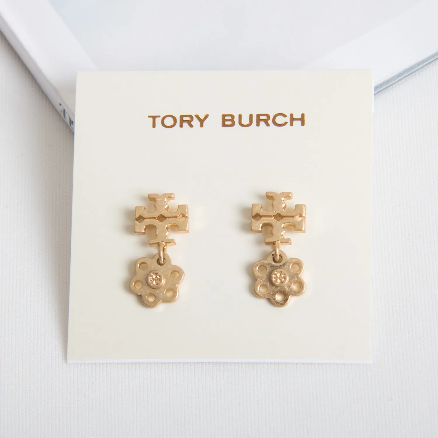 Logo Charm Earrings