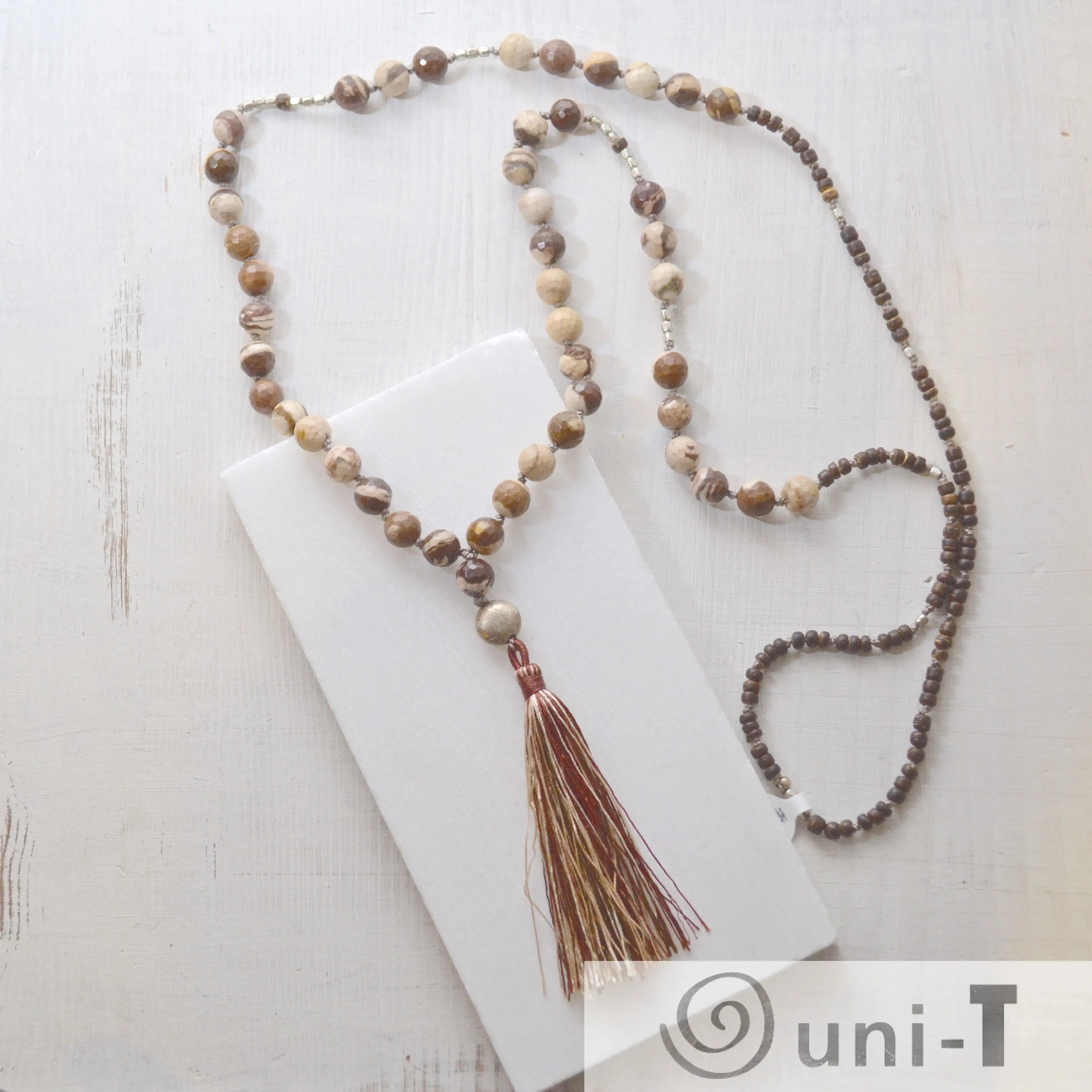 Long Beaded Mala Necklaces