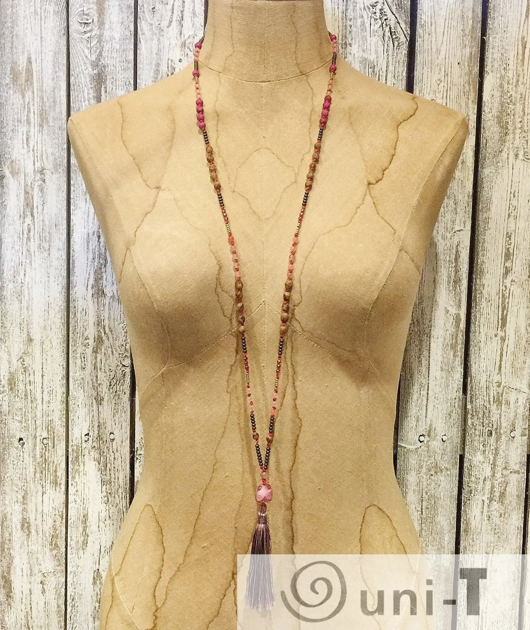 Long Beaded Mala Necklaces
