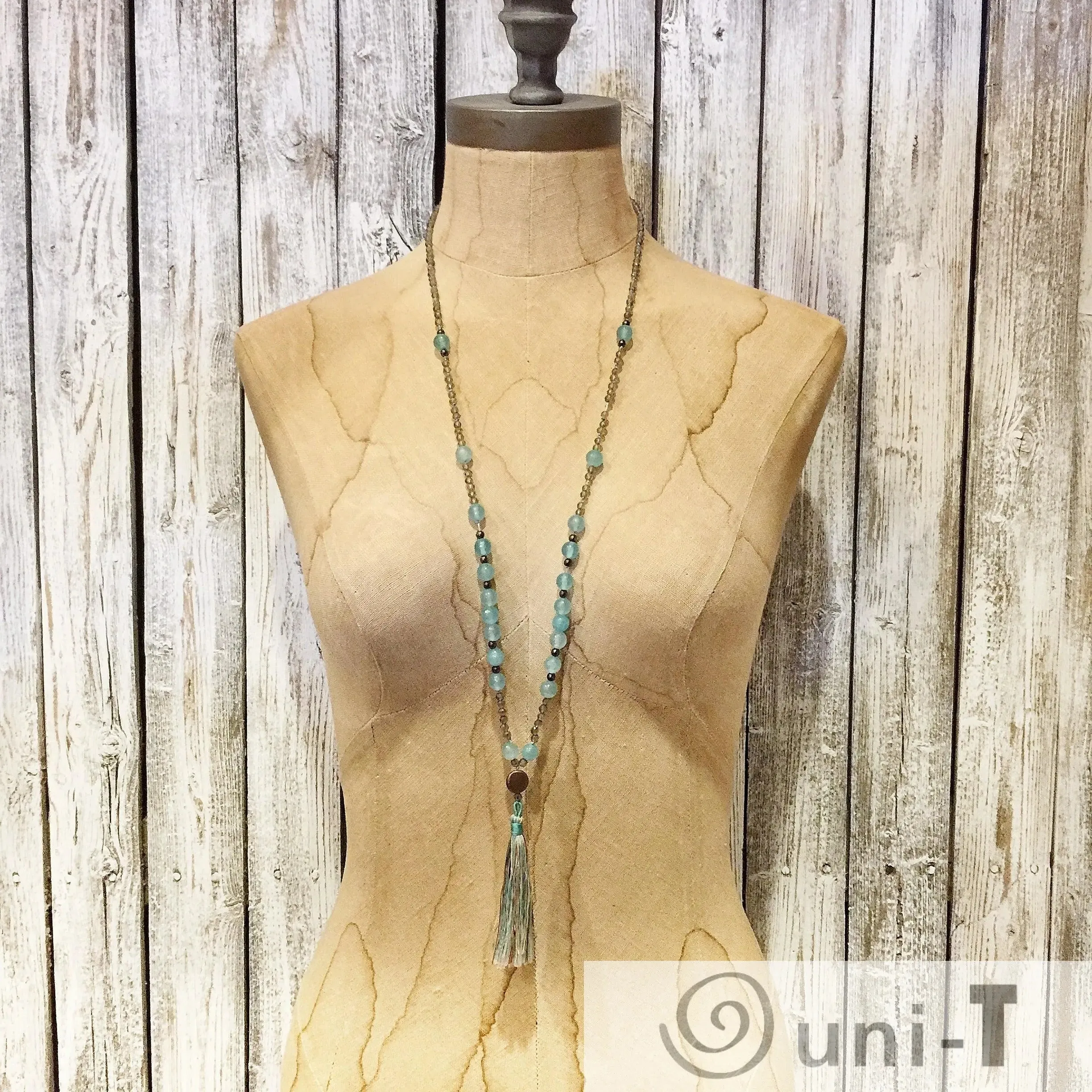 Long Beaded Mala Necklaces