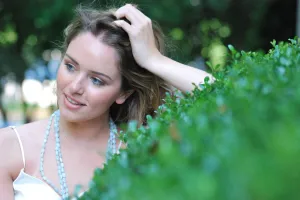 Long Milky Aquamarine Necklace