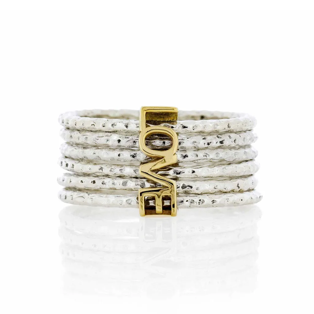 Love In A Spin Stacking Ring