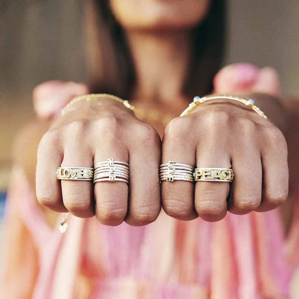 Love In A Spin Stacking Ring