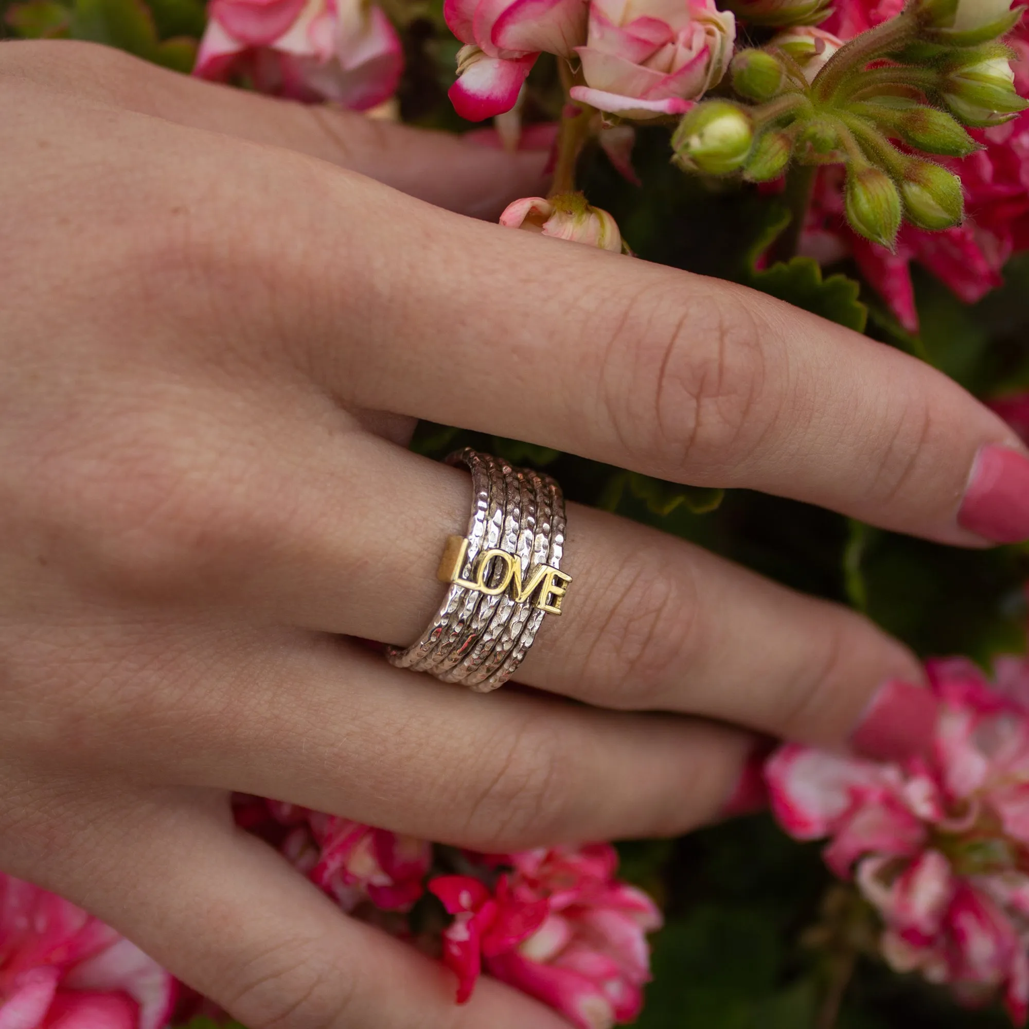 Love In A Spin Stacking Ring