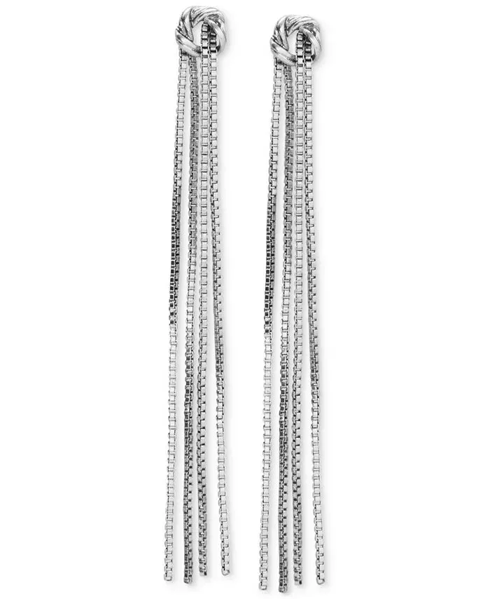 Lucky Brand Fringe Drop Earrings