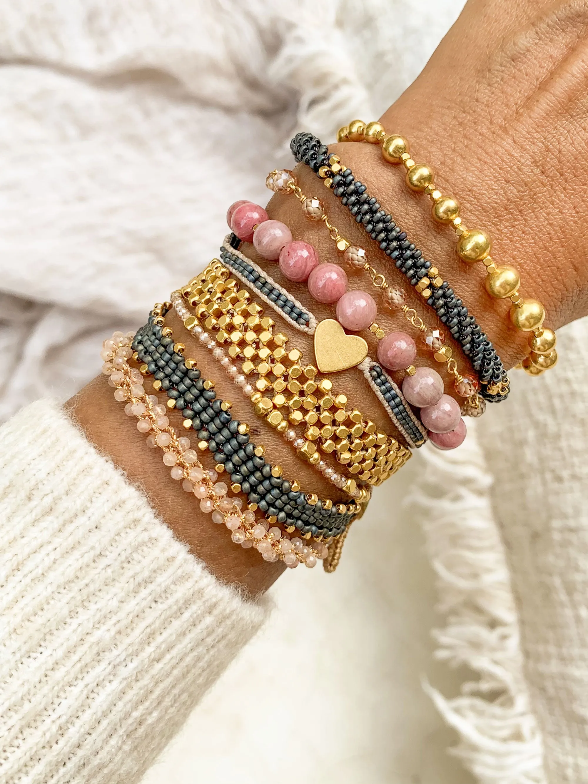 LULU ROUND GOLD BRACELET