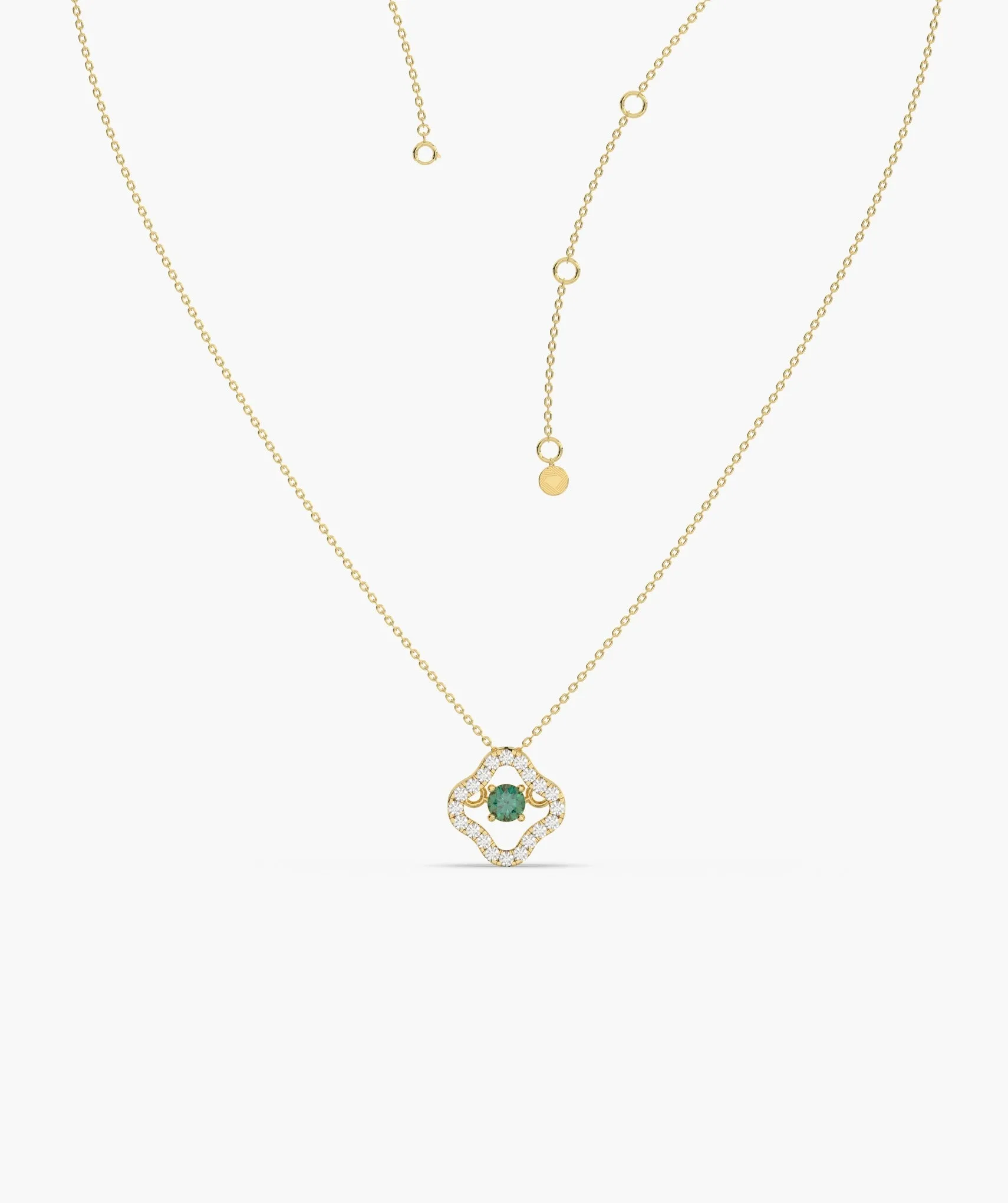 Luxe Clover Glow Necklace