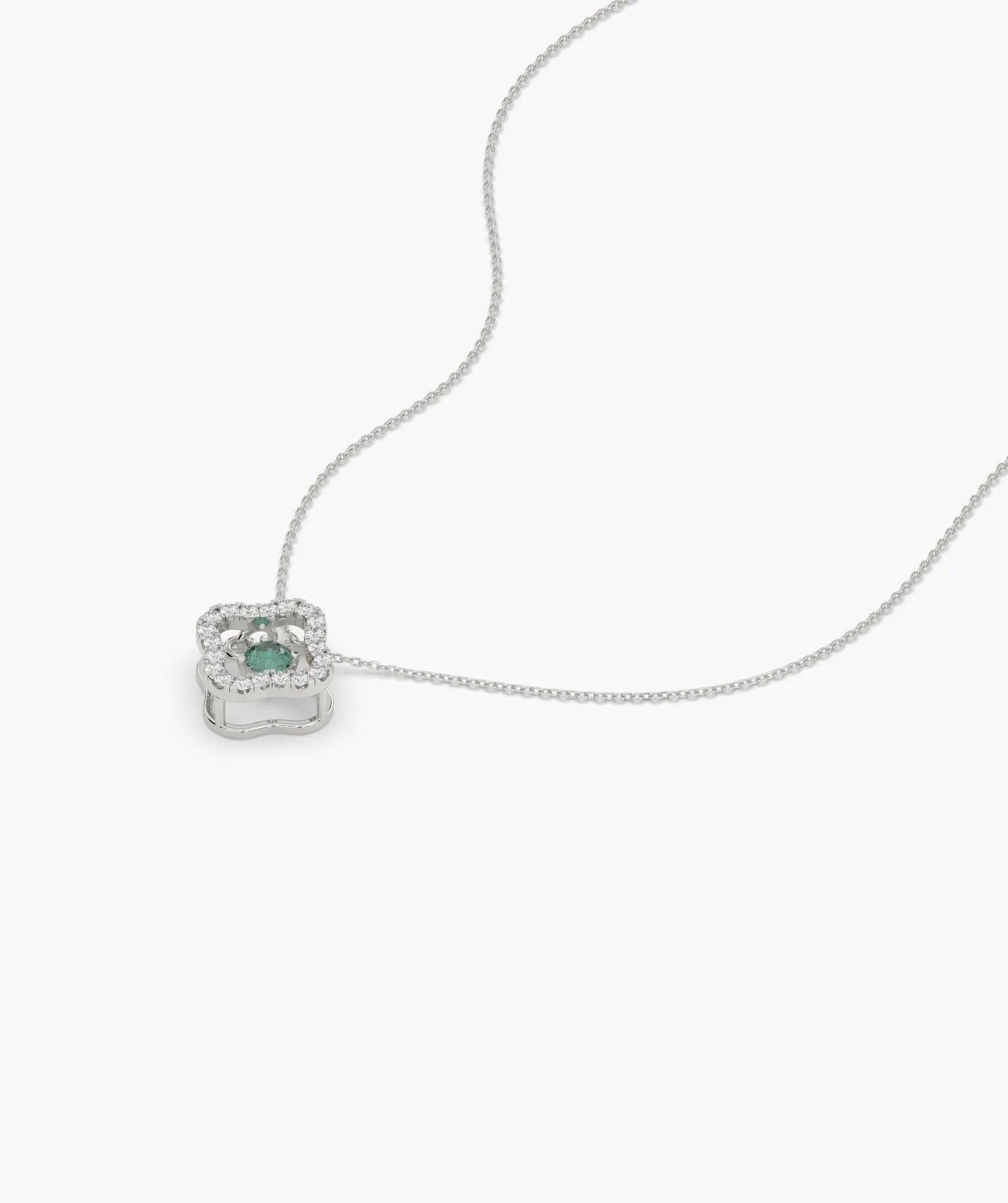 Luxe Clover Glow Necklace