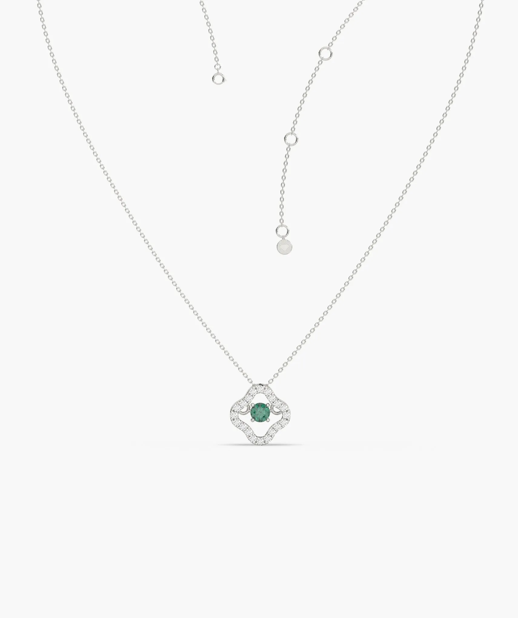 Luxe Clover Glow Necklace