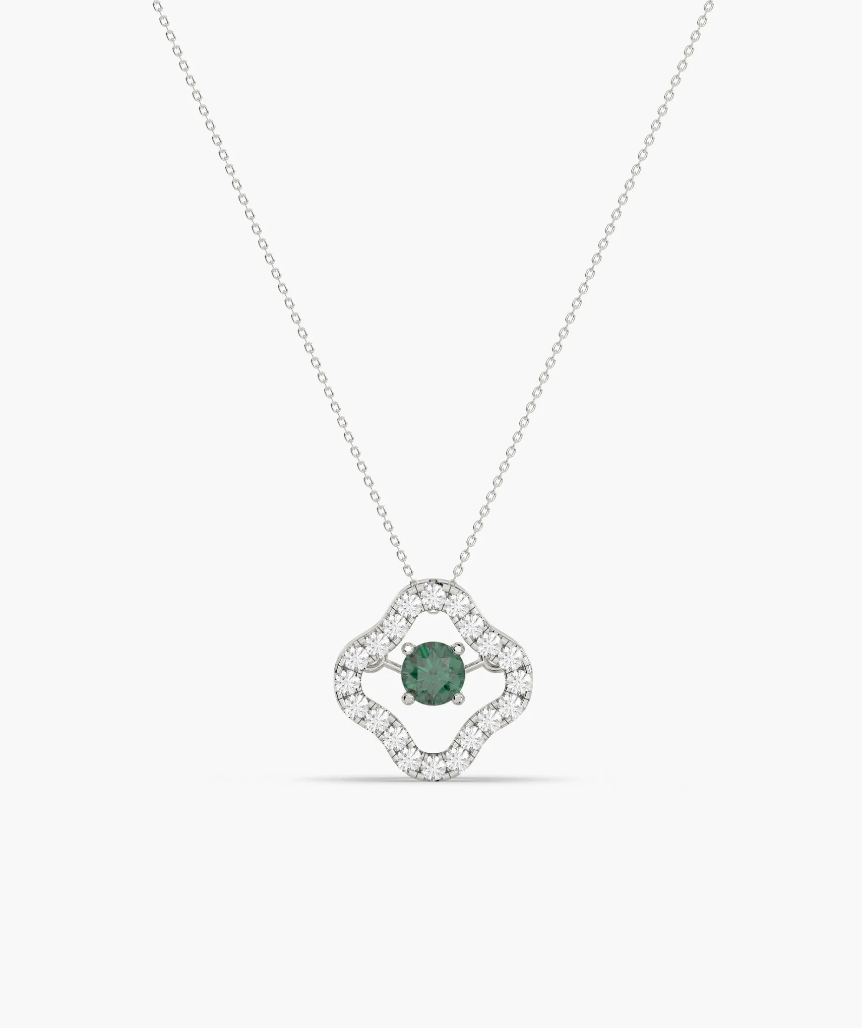 Luxe Clover Glow Necklace
