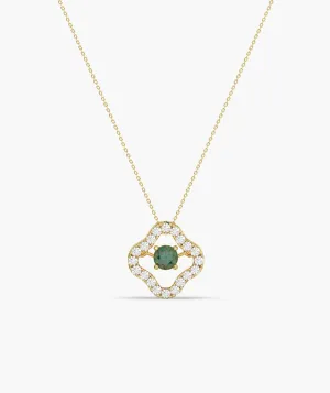 Luxe Clover Glow Necklace