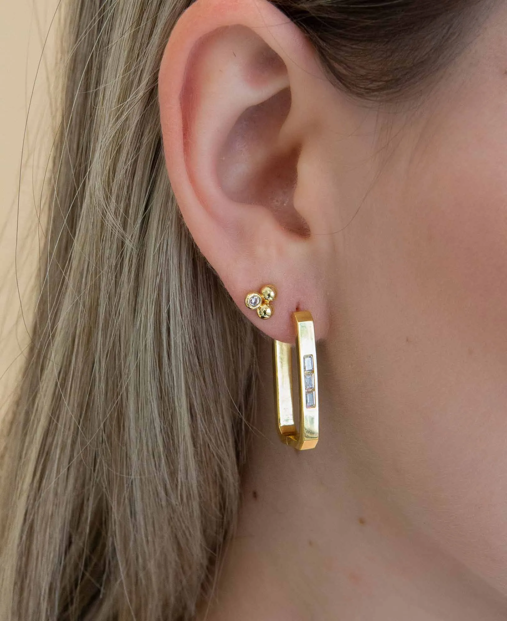 Mabel 14k Gold Stud Earring