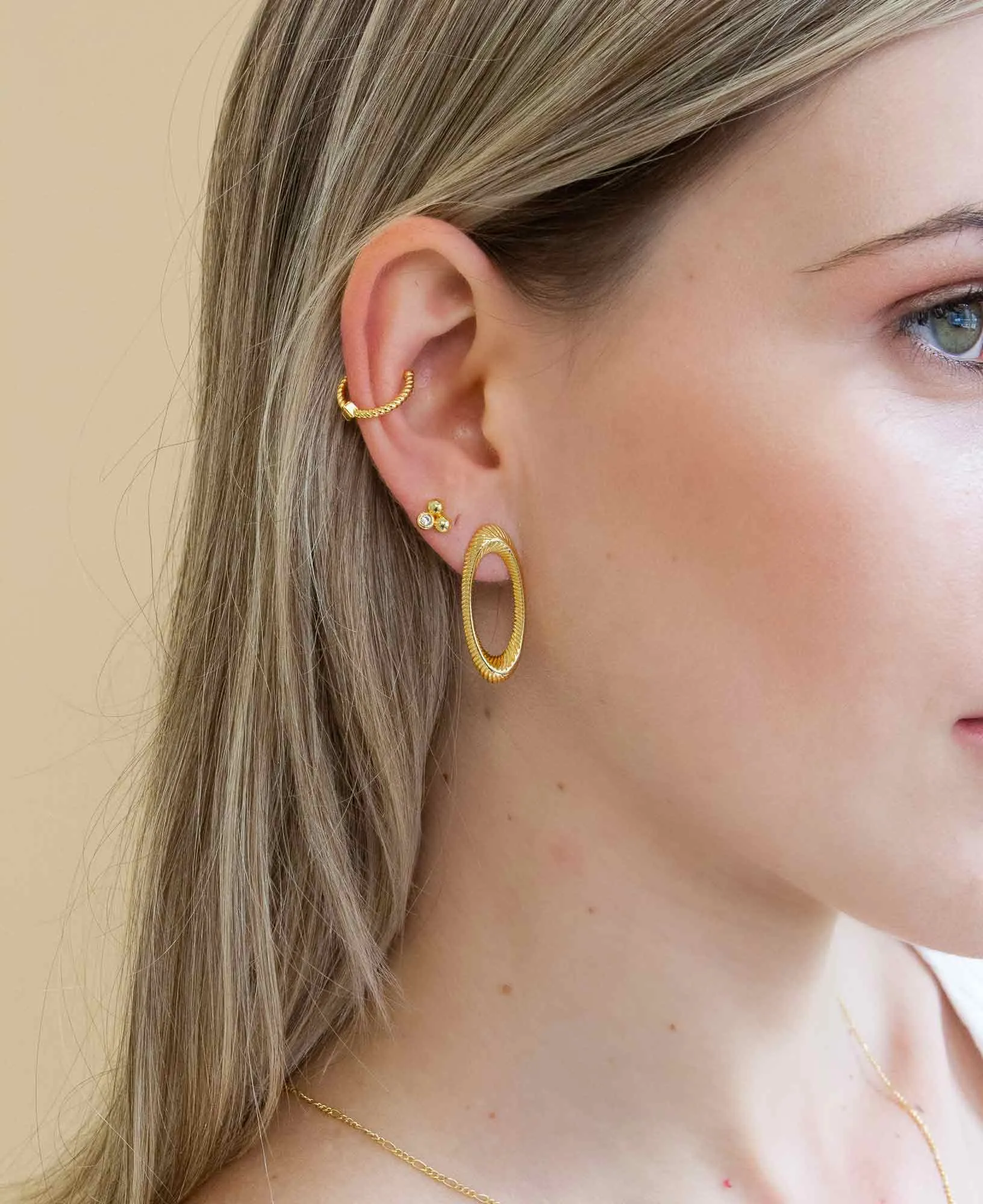 Mabel 14k Gold Stud Earring