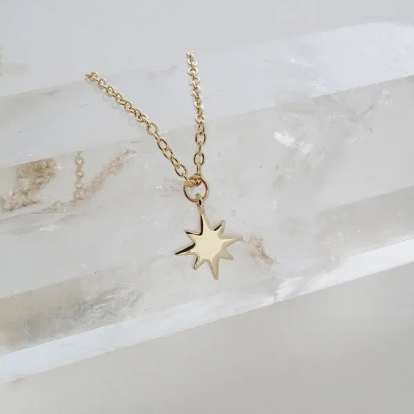 Magic Charm Starburst Hoops