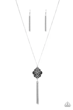 Malibu Mandala Black Paparazzi Necklace