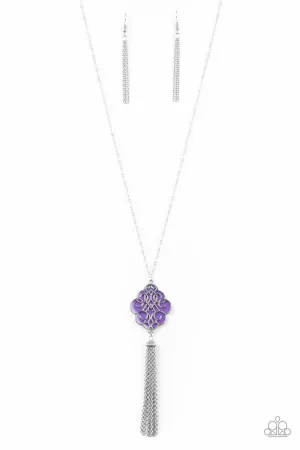 Malibu Mandala Purple Paparazzi Necklace