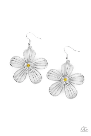 Meadow Musical Yellow Paparazzi Earrings
