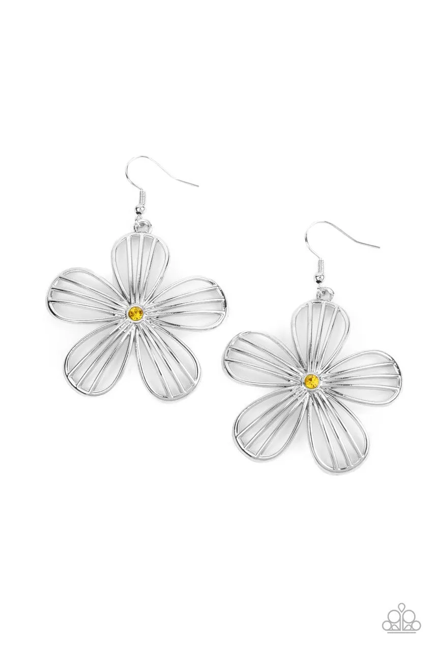 Meadow Musical Yellow Paparazzi Earrings