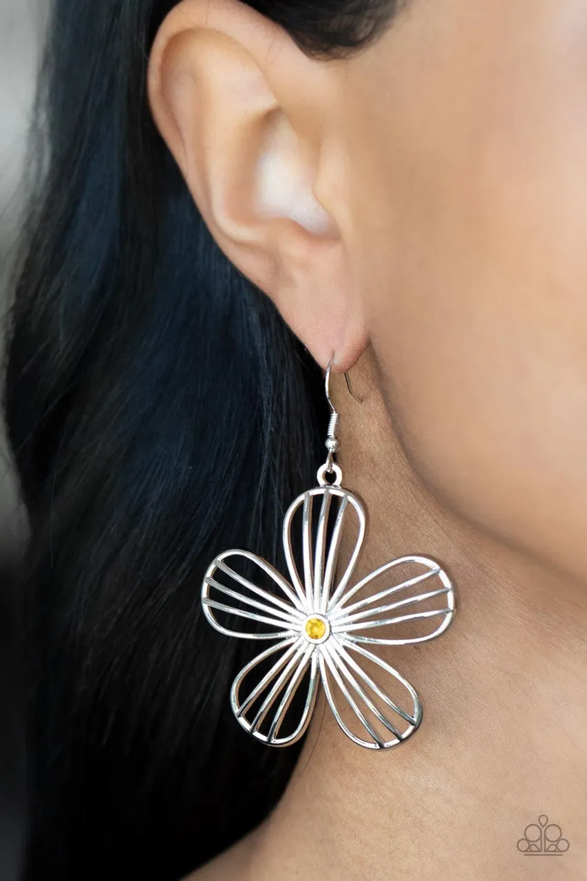 Meadow Musical Yellow Paparazzi Earrings