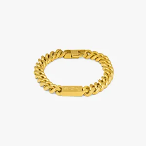 Meccanico Amulet Bracelet In Yellow Gold Plated Stainless Steel
