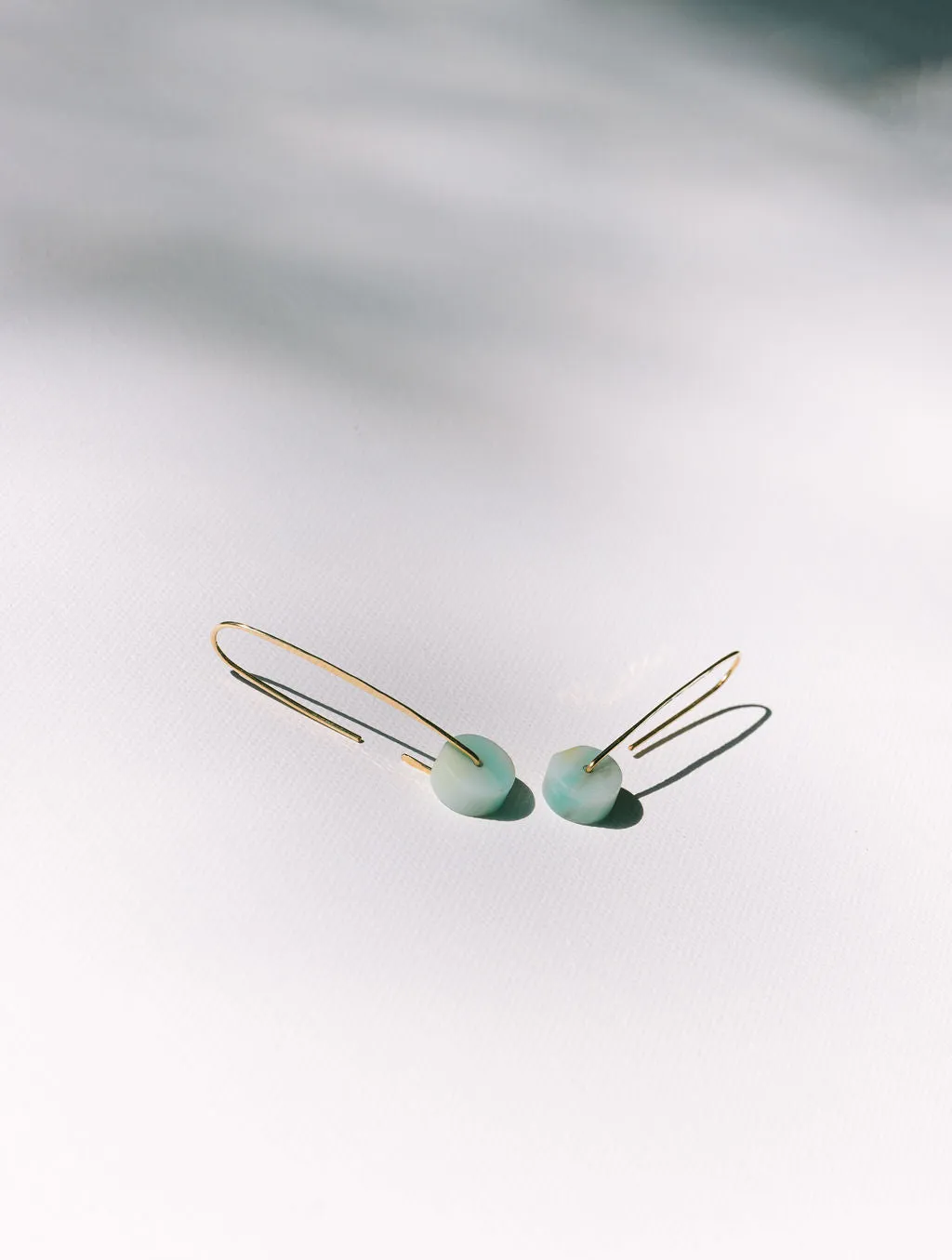 Medium Amazonite Arch Hoop
