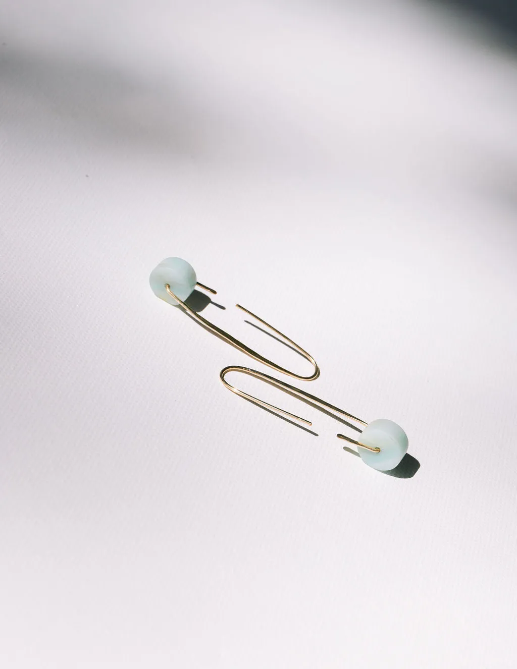 Medium Amazonite Arch Hoop