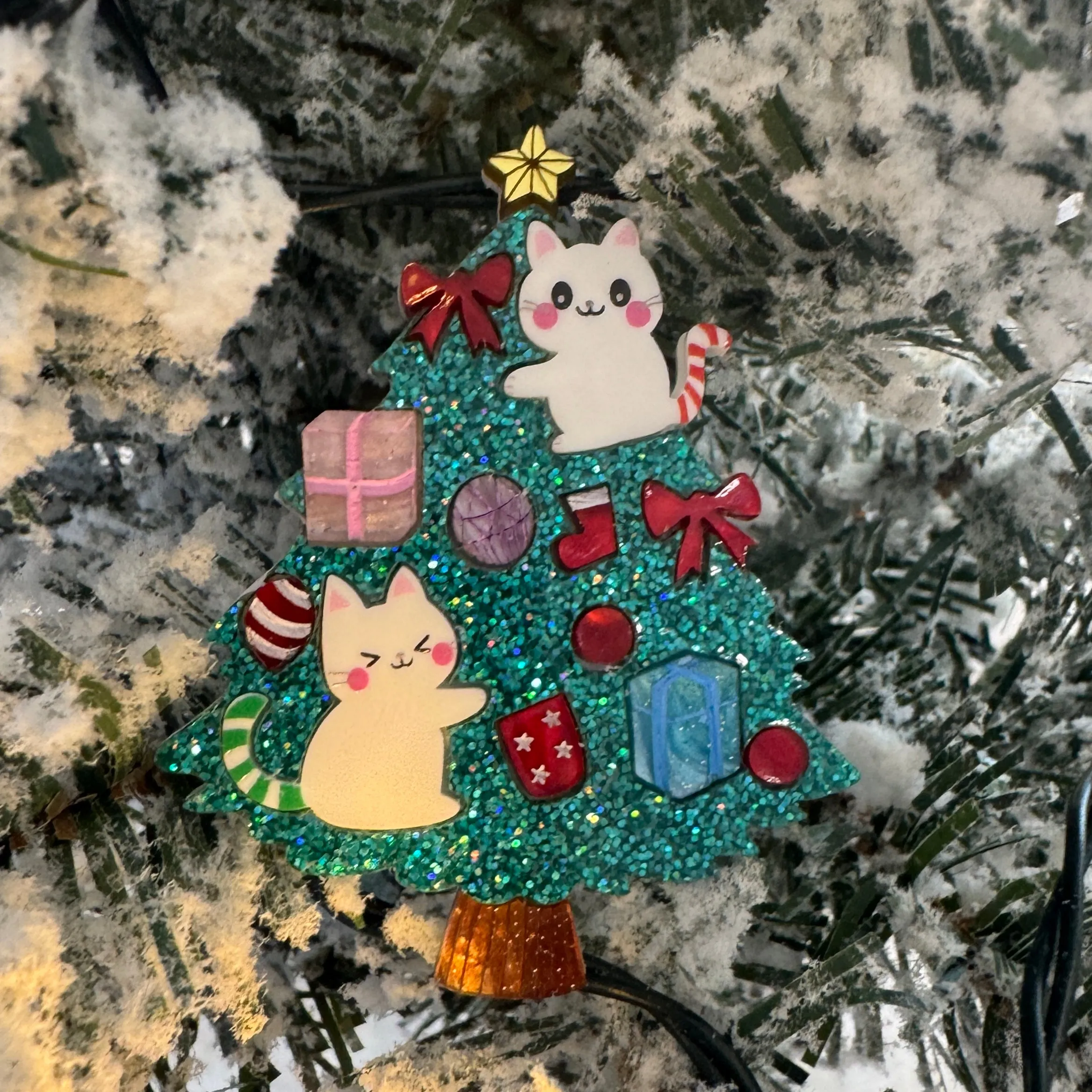Meowy & Bright - Brooch