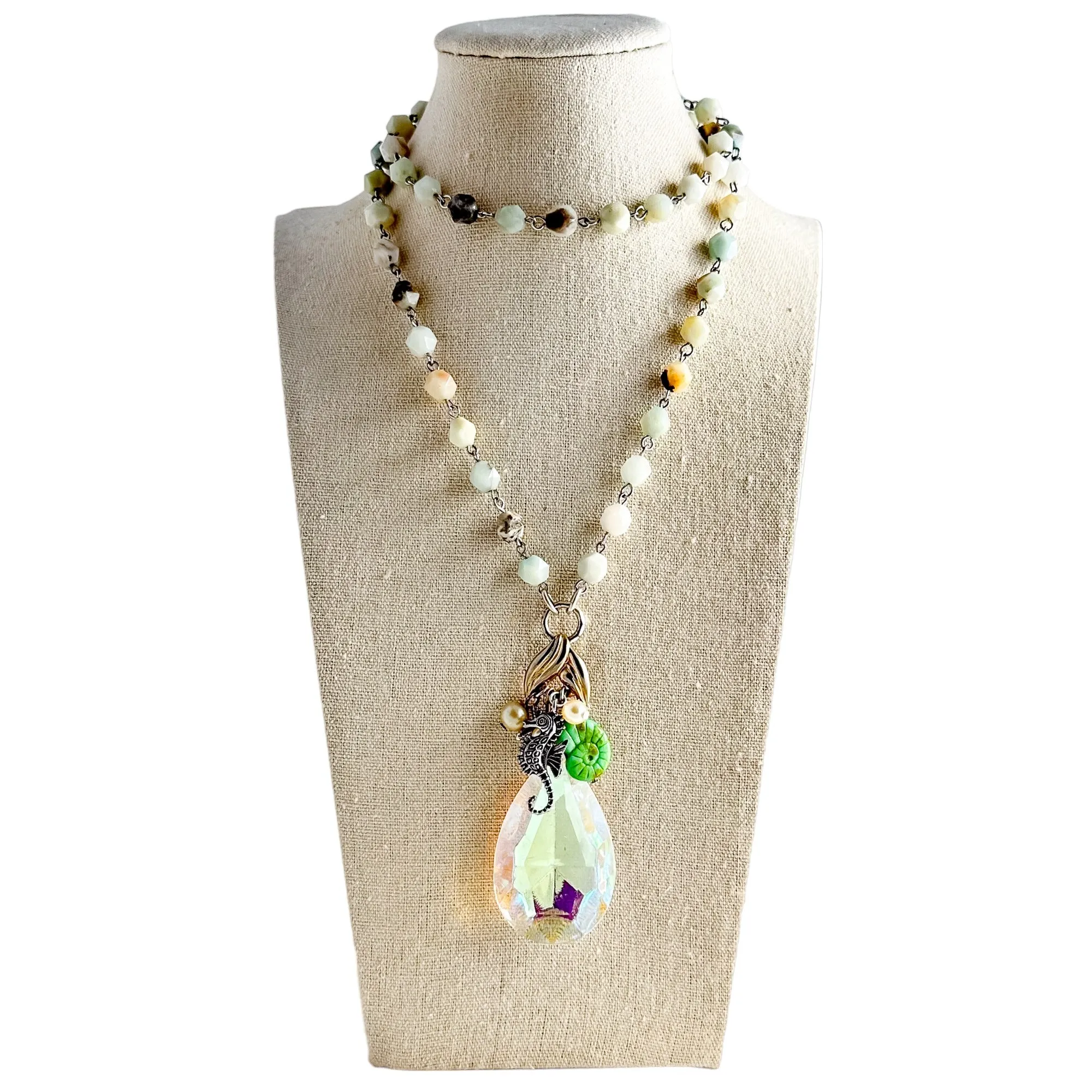 Mermaids Rock Beaded Bauble Necklace