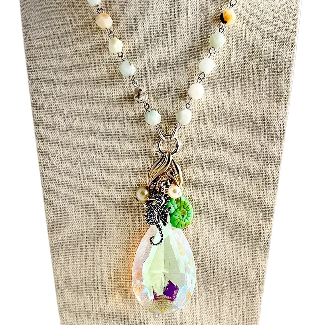 Mermaids Rock Beaded Bauble Necklace