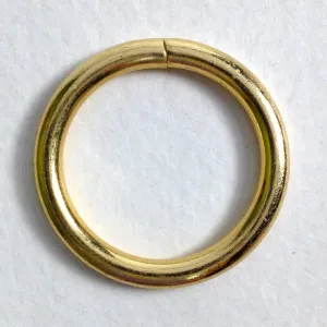 METAL MACRAME RING GOLD 75MM 2PC