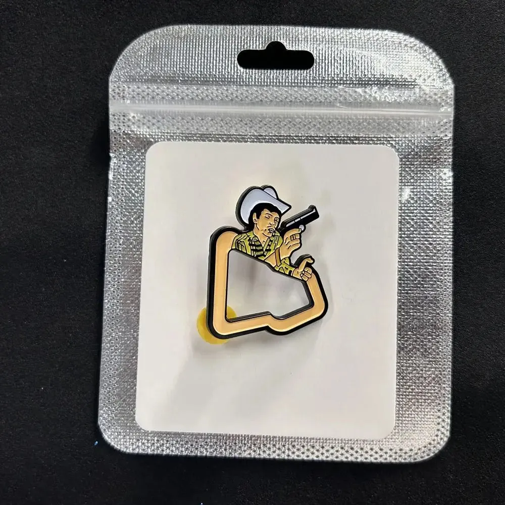 Metal New Era Hat Pins Fashion Retro Decoration Cartoon Pin Baking Paint Creative Enamel Brooches Clothing Accessories