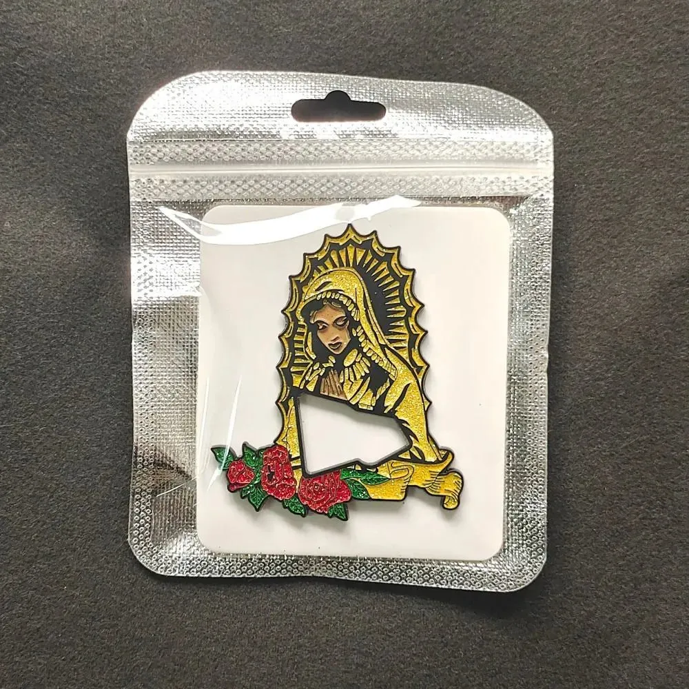 Metal New Era Hat Pins Fashion Retro Decoration Cartoon Pin Baking Paint Creative Enamel Brooches Clothing Accessories