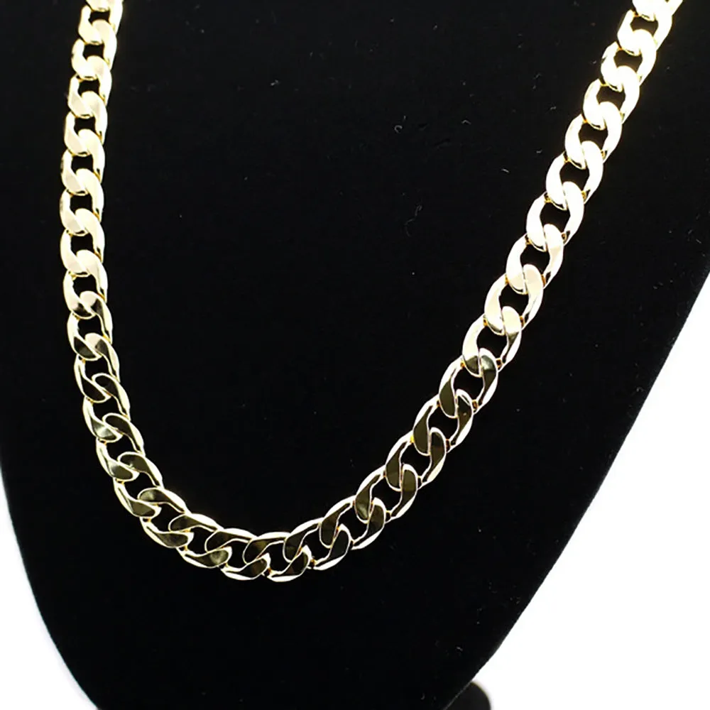 Miami Cuban Link Chain Necklaces Hip Hop Fashion Jewelry for Men