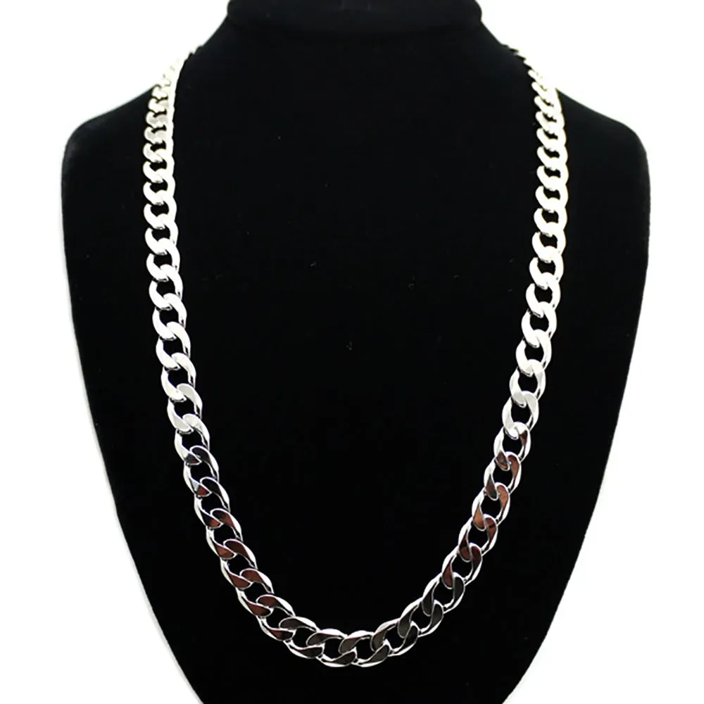 Miami Cuban Link Chain Necklaces Hip Hop Fashion Jewelry for Men
