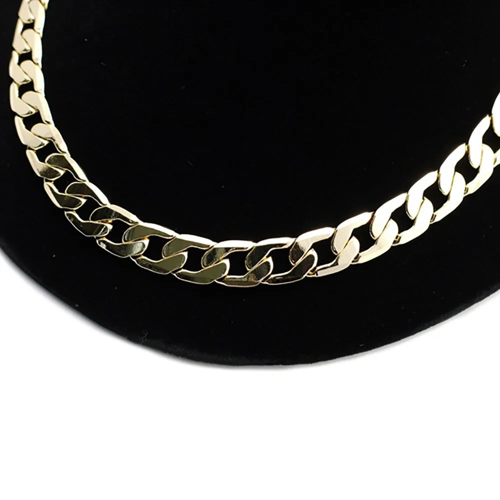Miami Cuban Link Chain Necklaces Hip Hop Fashion Jewelry for Men