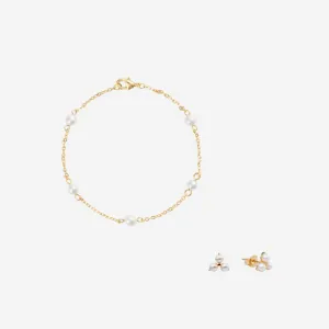MINI PEARLS GIFT SET Gold