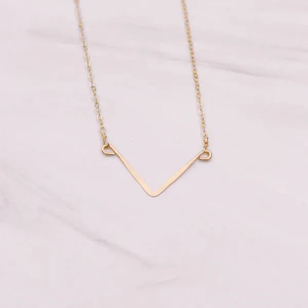 Mini V Short Necklace