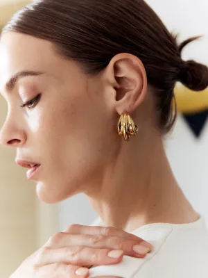 Minimalist C- Shaped Earrings