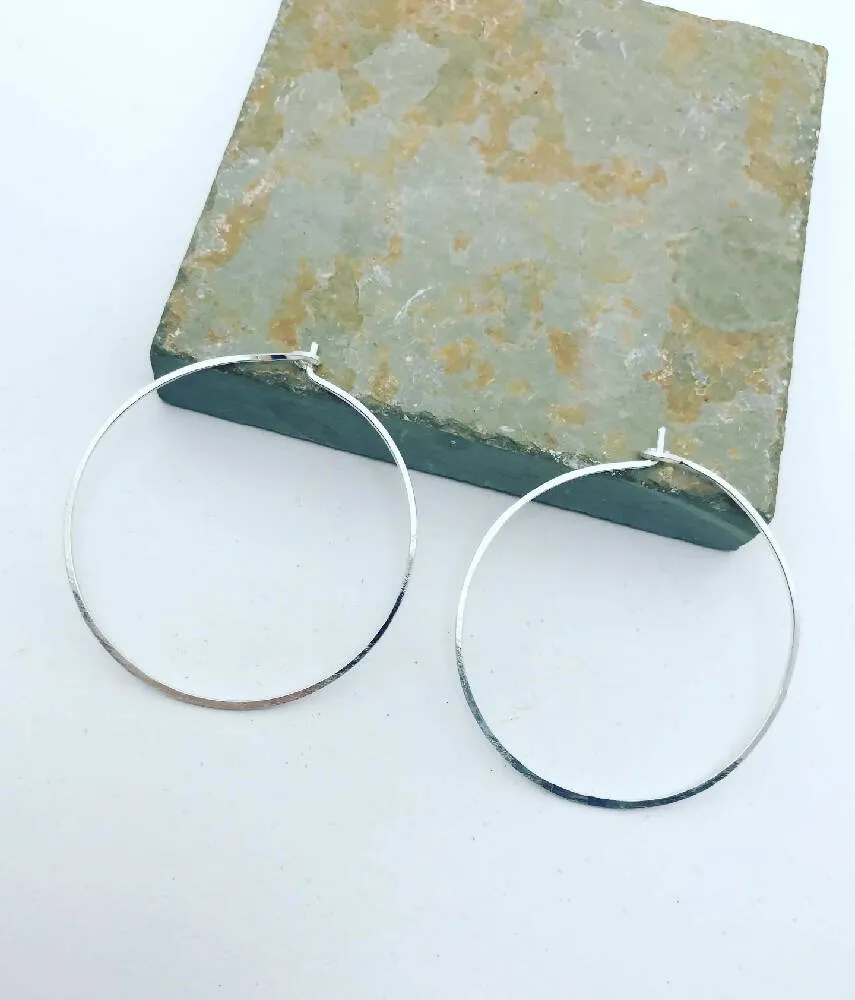 Minimalist Gold Filled Hoops