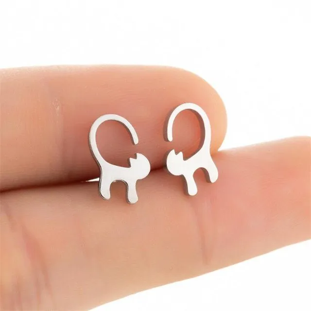 Minimalist Mini Animal Earrings