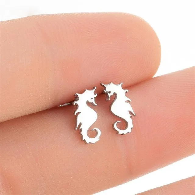 Minimalist Mini Animal Earrings