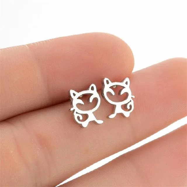 Minimalist Mini Animal Earrings