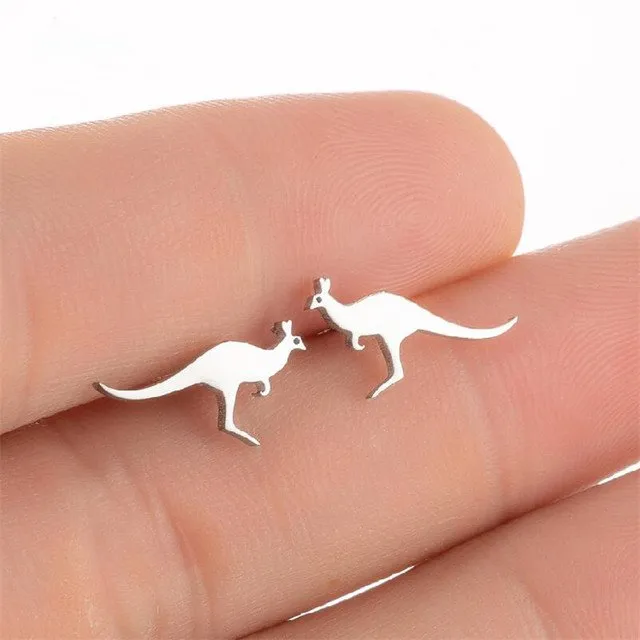 Minimalist Mini Animal Earrings