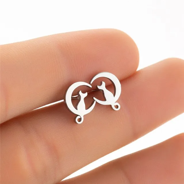 Minimalist Mini Animal Earrings