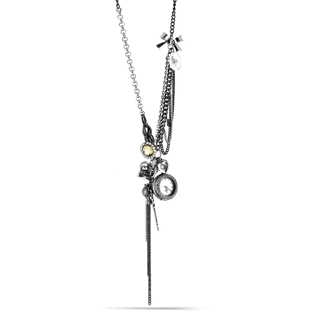 MIX CHARM TASSEL NECKLACES #274HS1301 (7C2/6D3)