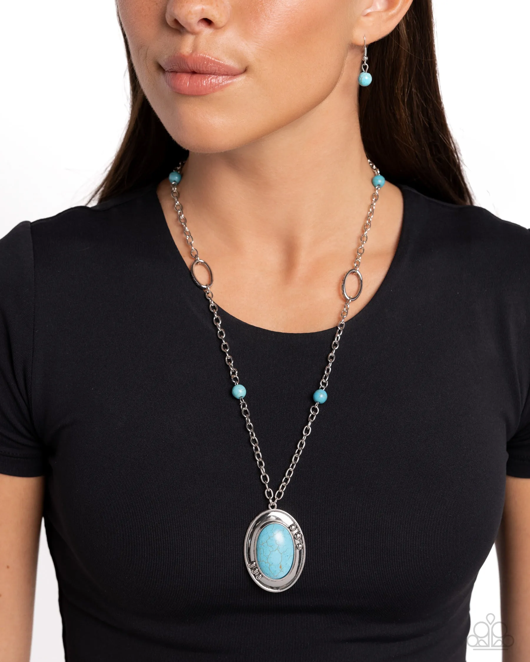 Mojave Meditation - Blue (Turquoise) Necklace