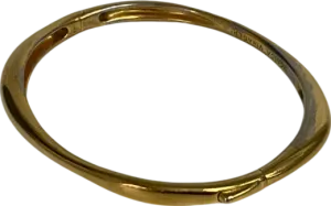 Monica Vinader Metallic Nura Reef Thin Bangle One Size