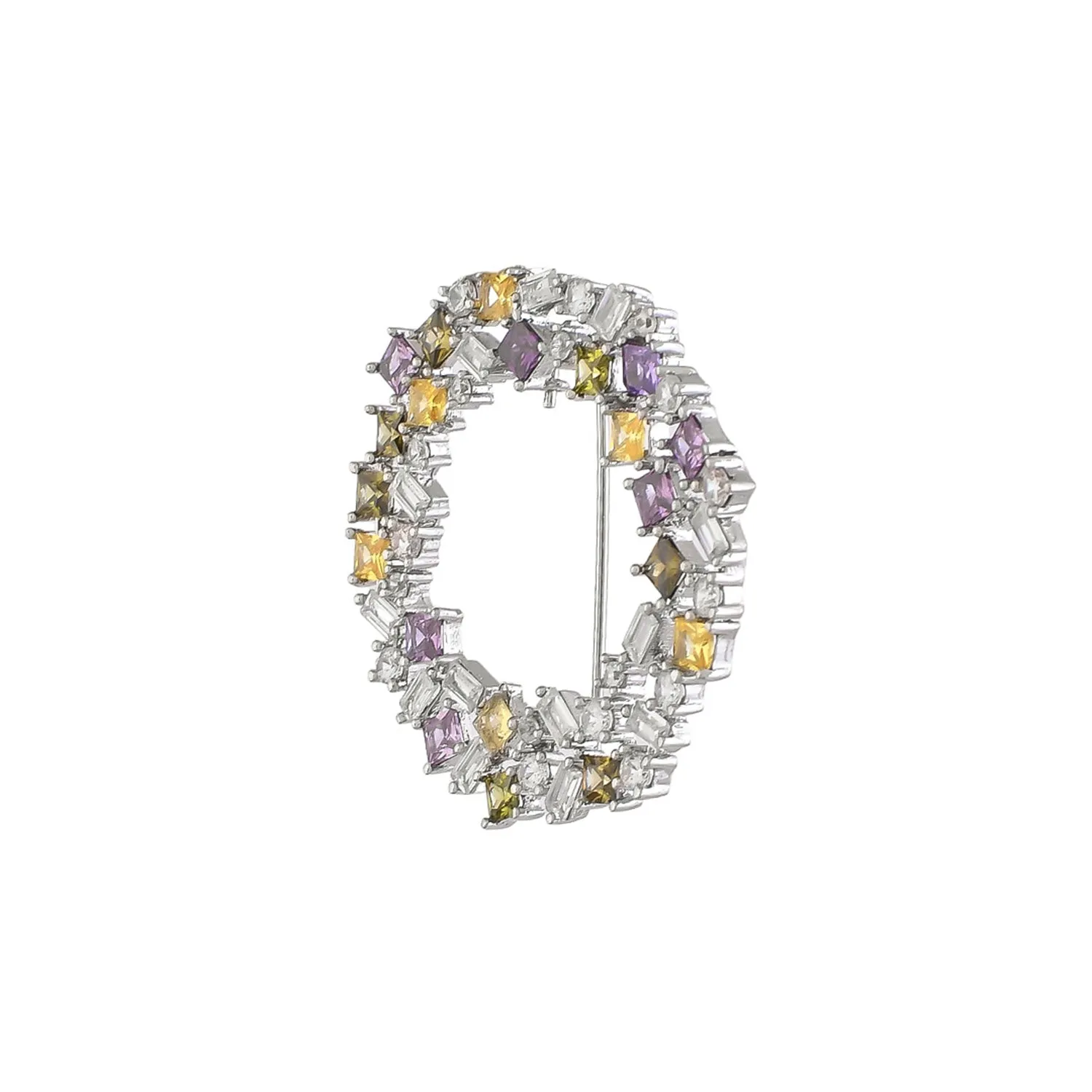 Mosaic Circle Of Radiance Brooch