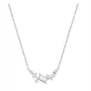 Multi-Shaped Sparkle Bar Necklace